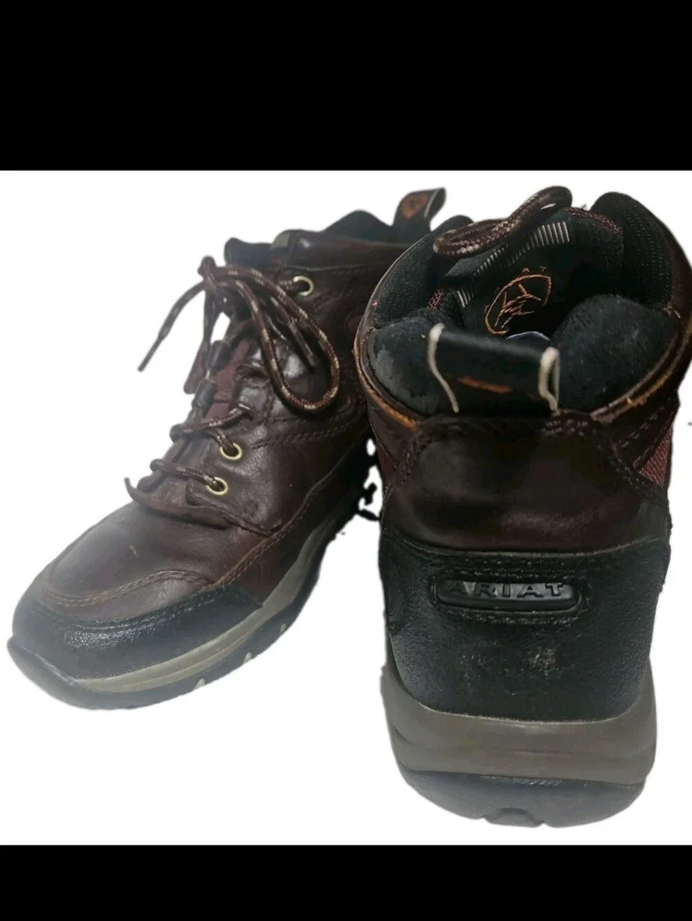 ARIAT Terrain Women Hike Boot Brn Leather ATS Sz8B Hike Trail Riding 10004138[8B